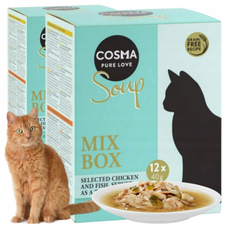 Cosma Soup 12 x 40g Mix chutí v bezobilnom vývare